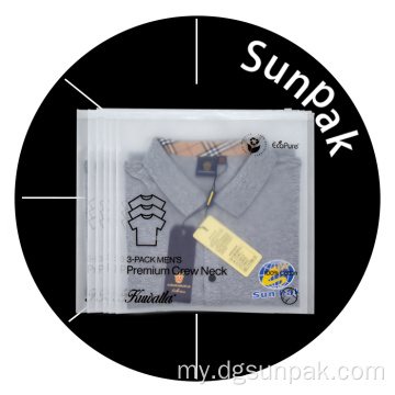 ZIP Lock Zipper အိတ်ကိုရေစိုခံသည့်မိုးအုံ့အိတ်များ